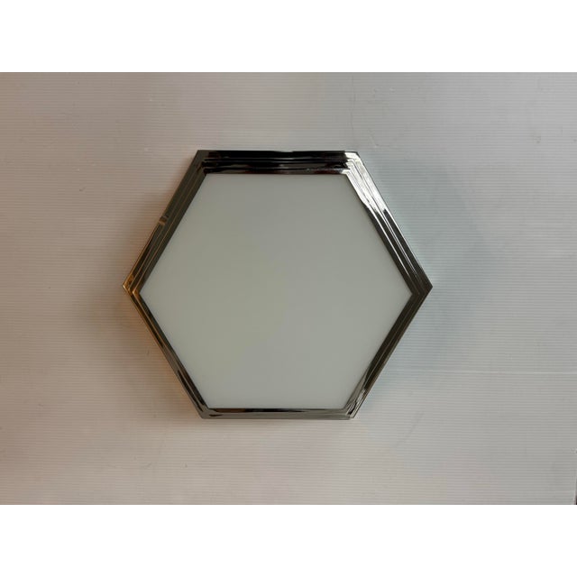 Art Deco Restoration Hardware Barton Flush Mount For Sale - Image 3 of 12