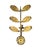 Vintage Gilt Tole Espalier / Espaliered Tree / Leaf Sconce / Candle Holder, Manner of Hans Kogl For Sale In Dallas - Image 6 of 6