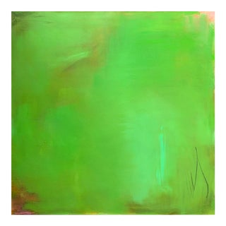 "Morning Glory" by Trixie Pitts Large Abstract Expressionist Oil Painting For Sale