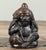 1940s Vintage Japanese Seven Lucky Gods Bronzed Metal Netsuke Figurines - Set of 7 For Sale - Image 5 of 13
