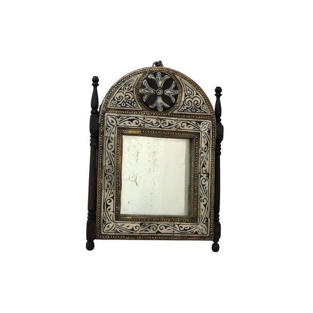 Handcrafted Moorish Style Wall Mirror Add timeless artisan charm to your home with this handcrafted arched wall mirror,...