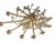 French 1940s French Silver Leaf and Crystal Chandelier 12 Lights For Sale - Image 3 of 9