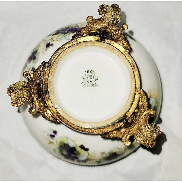 Late 19th Century Limoges Covered Compote Jar For Sale In West Palm - Image 6 of 7