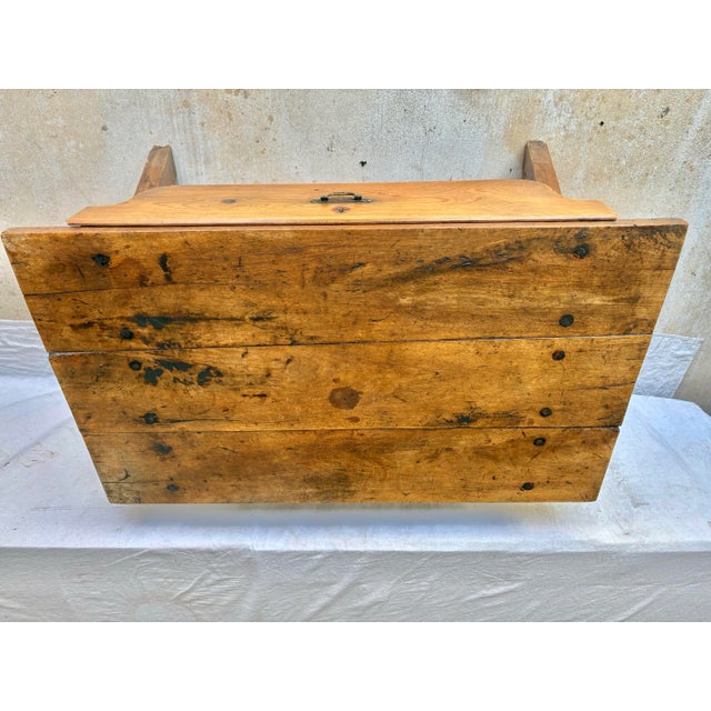 Wood 19th Century French Pine Side Table For Sale - Image 7 of 12