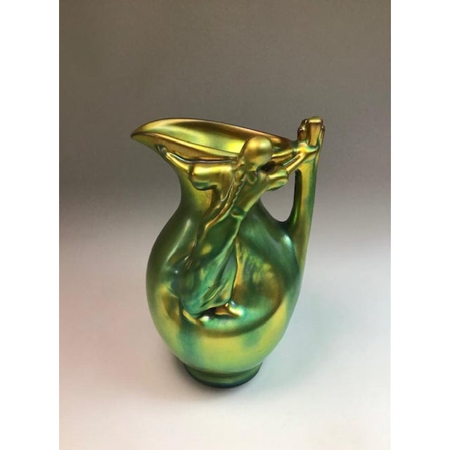 Antique Glazed Vase by Zsolnay, 1890s For Sale - Image 11 of 11