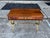 Wood 1950s French Restauration Style Desk on Brass Base For Sale - Image 7 of 13
