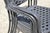 Metal Tuscan Mediterranean Black Aluminum Metal Garden Patio Dining Chair - Set of 4 For Sale - Image 7 of 12