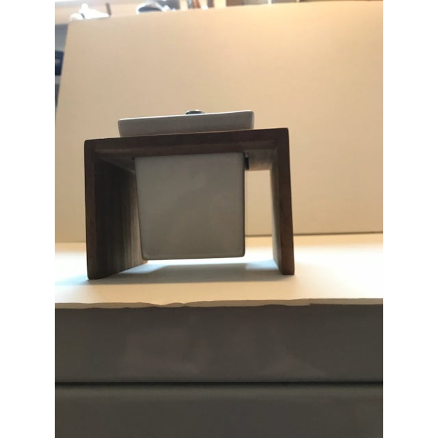 Late 20th Century Teak Wood and Ceramic Condiment/Sugar Jar by Trip Trap, Denmark For Sale - Image 11 of 12