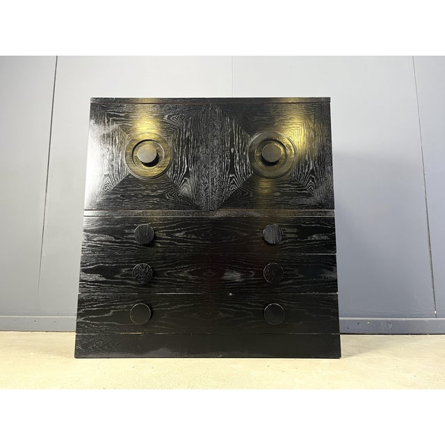 Wood Vintage Brutalist Bar Cabinet, 1970s For Sale - Image 7 of 13