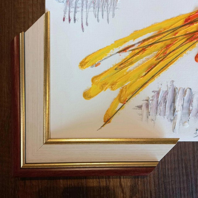 28.4" by 22.4" Contemporary Abstract Original Figurative Oil Painting by Diane Grant - Unique Piece For Sale - Image 10 of 10