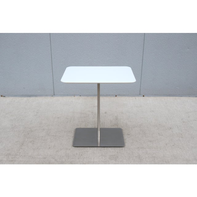 Mid-Century Modern Minimalist Jephson Robb for Bernhardt Design Quiet Rectangular Laptop Side Table For Sale - Image 3 of 18