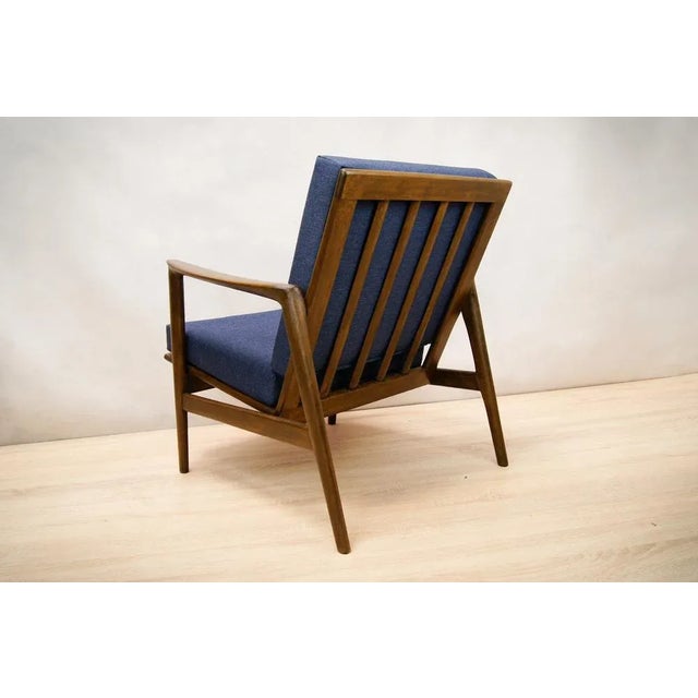 Model 300-139 Armchair from Swarzedzka Furniture Factory, 1960s For Sale - Image 4 of 6