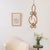 French 1960s French Rope Pendant Light by Audoux Minet For Sale - Image 3 of 13