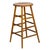 Brown Vintage 1940s Pair of (2) 29.25" Tall Wood Artist Studio Stools For Sale - Image 8 of 18