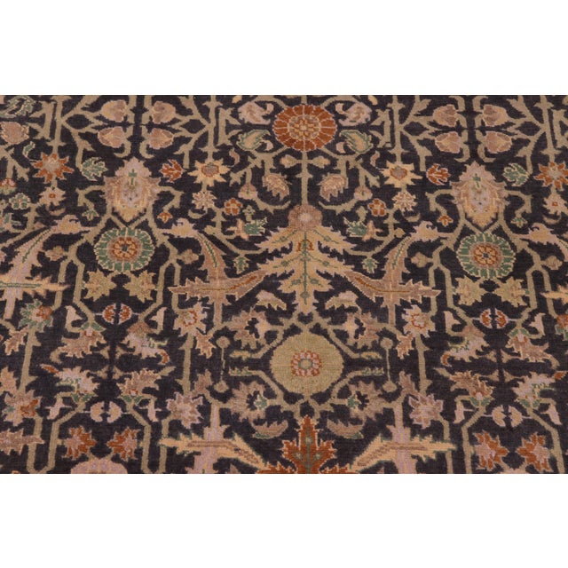 Textile Boho Chic Charcoal/Gray Wool Rug - 8'2'' X 10'1'' For Sale - Image 7 of 10