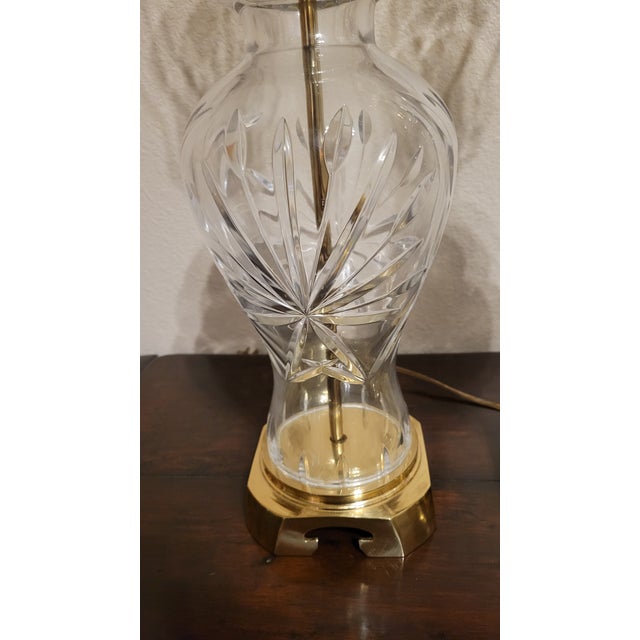 Metal Vintage Pair of Heyward Glass Lamps For Sale - Image 7 of 12