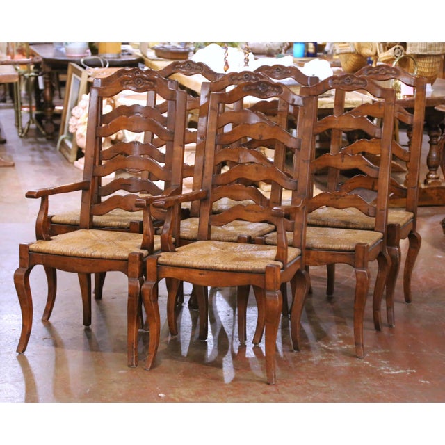 French Late 20th C. Guy Chaddock & Co. Clarence Collection Walnut Dining Set For Sale - Image 3 of 16