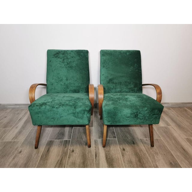 Set of Armchairs by Jindřich Halabala For Sale - Image 13 of 18