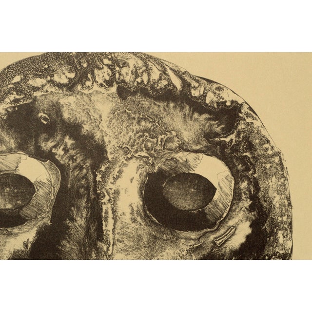 Abstract "Mask 1" Collotype by Patricia A. Pearce For Sale - Image 3 of 8