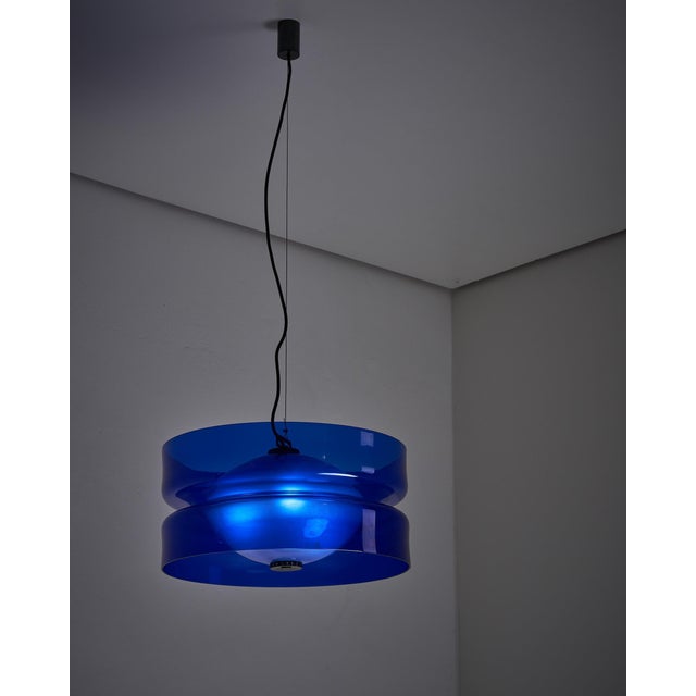 This exquisite Murano Pendant, crafted by Vistosi Italy, is truly something special. Comprising two glass forms delicately...