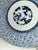 Antique 16" Blue and White Plate With Detailed and Intricate Hand Painting Pine and Plum Design For Sale - Image 10 of 18