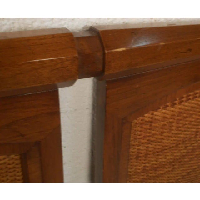 Mid-Century Modern Walnut Headboard by White Furniture Co For Sale - Image 10 of 11