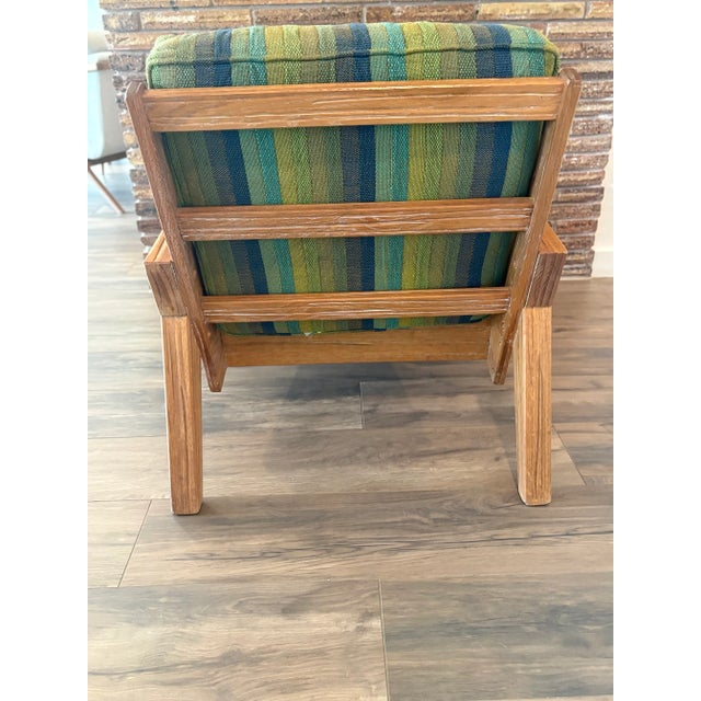 A. Brandt Ranch Oak Furniture 1950s A. Brandt Ranch Oak Mid-Century Oak Lounge Chair For Sale - Image 4 of 11