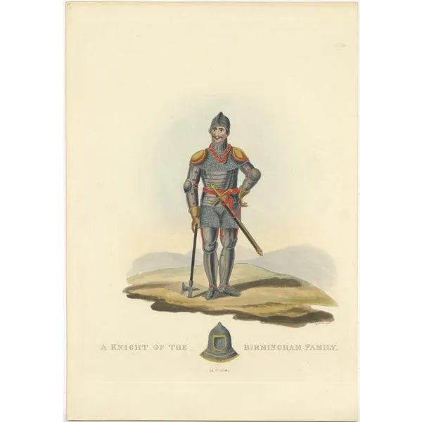 Henry G. Bohn, A Knight of the Birmingham Family, 1842, Paper For Sale
