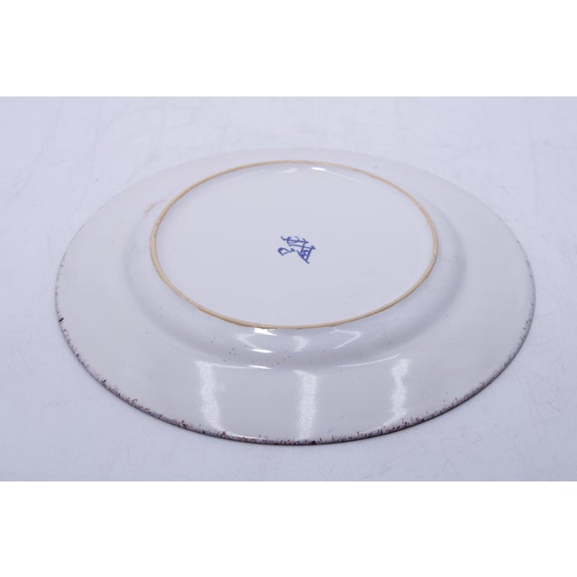 Ceramic Hand Crafted English Grace Plate For Sale - Image 12 of 13