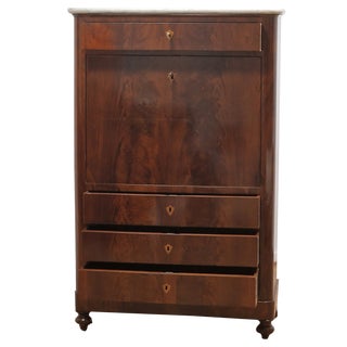 Louis Philippe Style Secretaire in Mahogany, 1890s For Sale