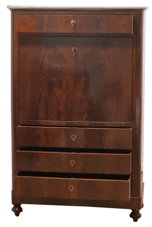 Louis Philippe Style Secretaire in Mahogany, 1890s
