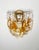Vintage Italian Murano Wall Lights with 10 Amber Trasparent Glasses, 1990s, Set of 2 For Sale - Image 10 of 18