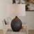 Contemporary Levee Satin Black Table Lamp For Sale - Image 3 of 7