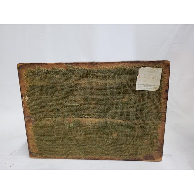 Wood English Victorian Antique Tunbridge Marquetry Inlaid Burl Wood Tea Caddy Box For Sale - Image 7 of 8