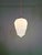 Blue Art Deco Pendant Light in Pressed Molded Opaline Glass and Blue Color, 1920s For Sale - Image 8 of 12