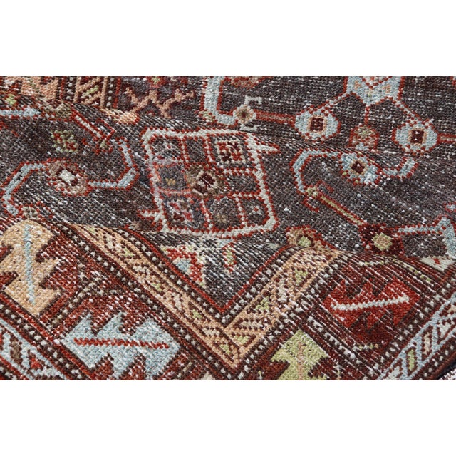 Antique Northwest Persian Runner With Geometric Tribal Design For Sale - Image 11 of 11