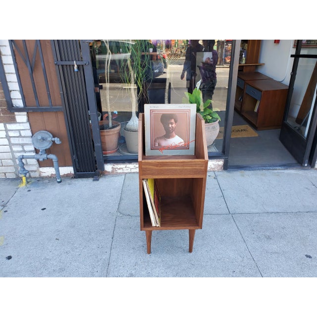 Brown London Vinyl Organizer Shelf For Sale - Image 8 of 13