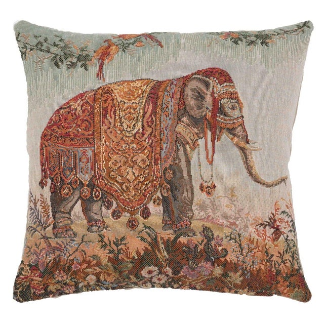 This beautiful tapestry cushion is finely woven by skilled weavers on traditional Jacquard Tapestry looms. The tapestry...