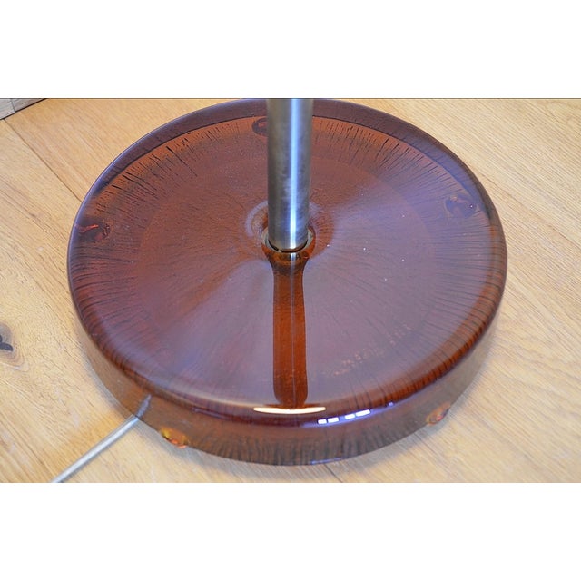 Glass and Metal Floor Lamp by Carl Fagerlund for Orrefors, Sweden, 1970s For Sale - Image 6 of 18