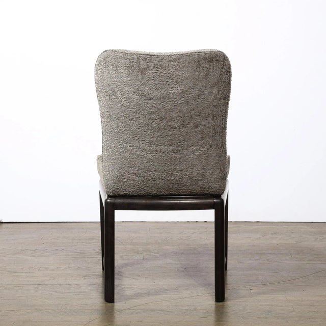 1950s 1950s Mid-Century Chair in Ebonized Walnut Base With Holly Hunt Fabric For Sale - Image 5 of 12