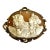 Antique Shell Cameo Brooch Depicting Mythological Night and Day, With Original Case For Sale