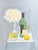 Mid-Century Modern Original Still Life Painting - A Flower, Lemons, and Wine For Sale - Image 3 of 7