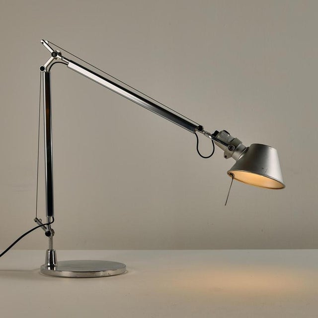 The ‘Tolomeo’ table lamp designed by Michele De Lucchi & Giancarlo Fassina for Artemide. The angle and height of the...