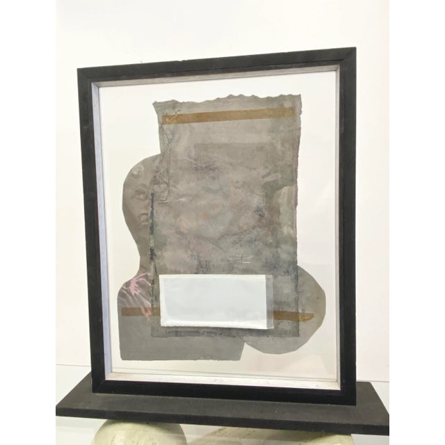 Glass Abstract Intiglio Mixed Media Artwork by Milhail Simeonov For Sale - Image 7 of 13