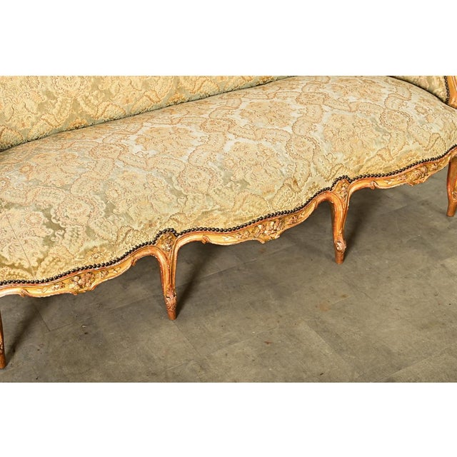 French 18th Century Louis XV Style Parlor Set, 7 Pieces For Sale - Image 9 of 16