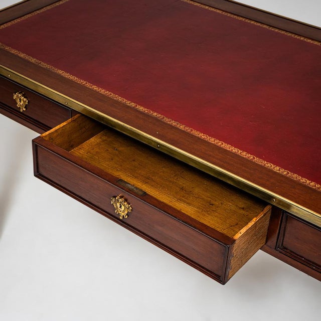 Purple Antique Louis XVI Style Desk, 1900 For Sale - Image 8 of 10