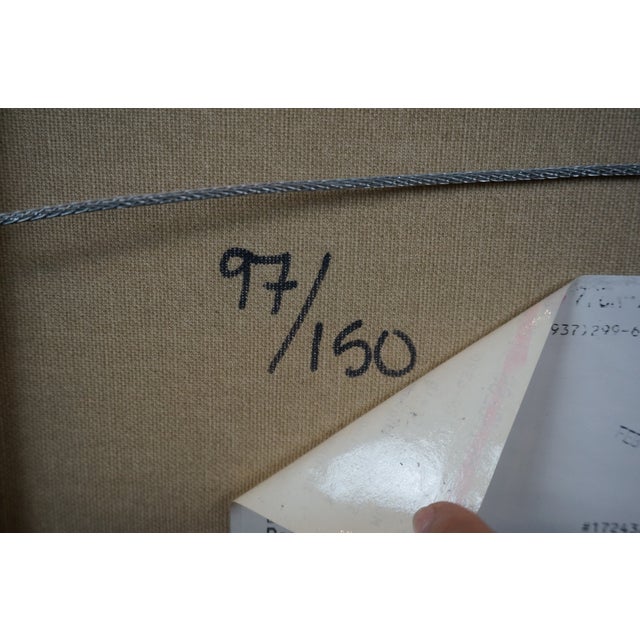 2010s David Schluss Our Serenade Abstract Musician Serigraph on Canvas For Sale - Image 5 of 12