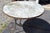 Metal Vintage Stone Mosaic Top Patio Table & 2 Chairs For Sale - Image 7 of 9