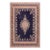 Shabby Chic Vintage 1990's Blue/Brown Wool Rug - 9'10'' X 12'8'' For Sale
