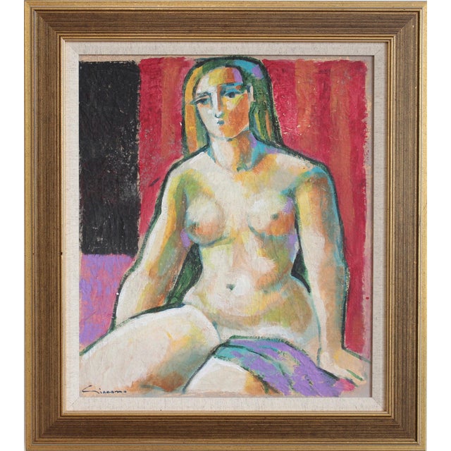 Portrait IV, Late 20th Century, Oil on Canvas For Sale